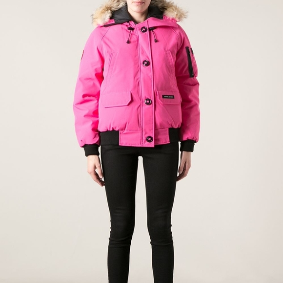 Excellent Rare Pink Canada Goose Chilliwack Bomber - Picture 8 of 9